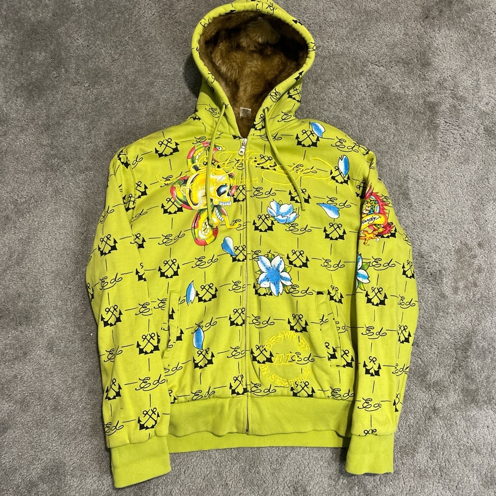Vibrant Yellow Graphic Hoodie